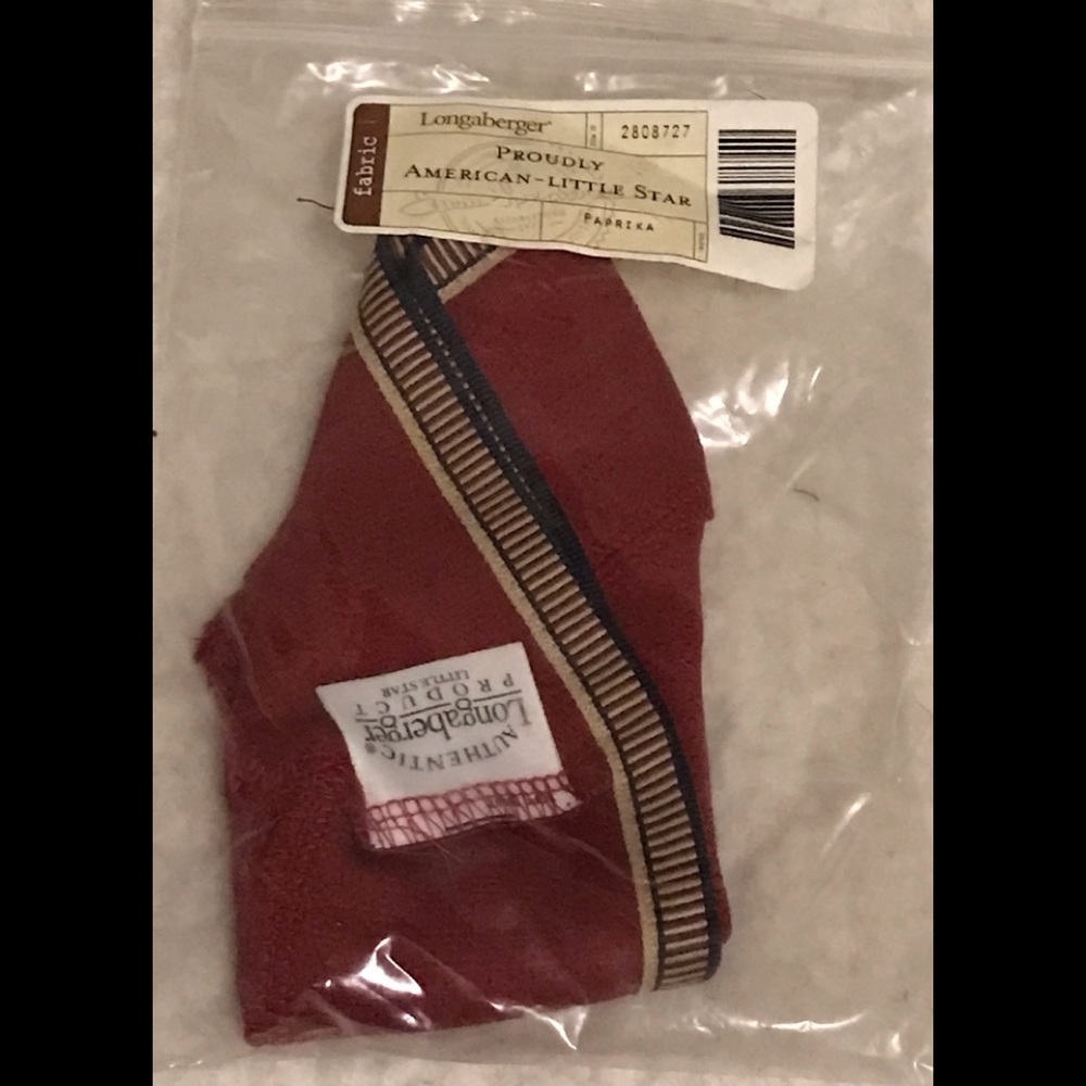 Longaberger “Proudly American - Little Star” in “Paprika” - New in Package.